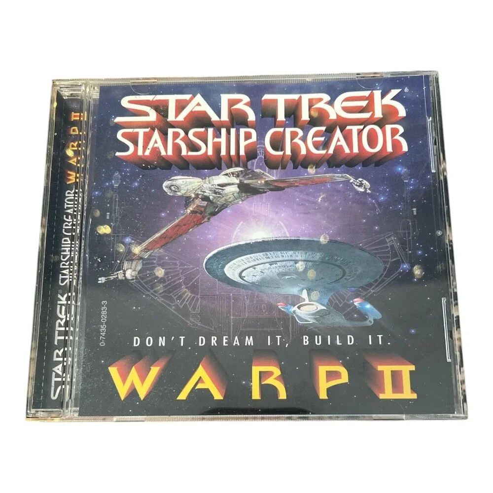 Star Trek Starship Creator Warp II PC CD-ROM Game Vintage 2000